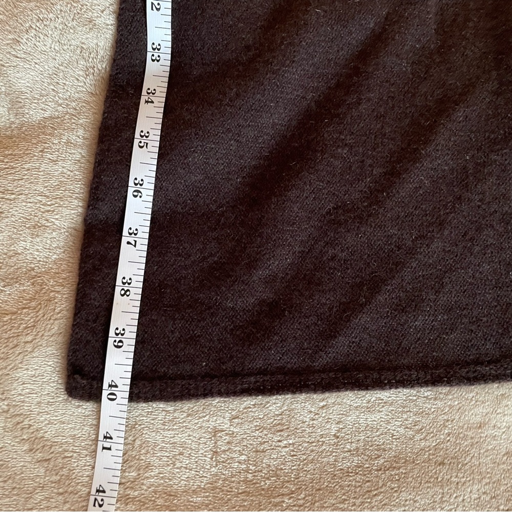 Women’s Shawl 100% Cashmere Brown Wrap Pashmina Stole 40’ X 80’ - Picture 4 of 6